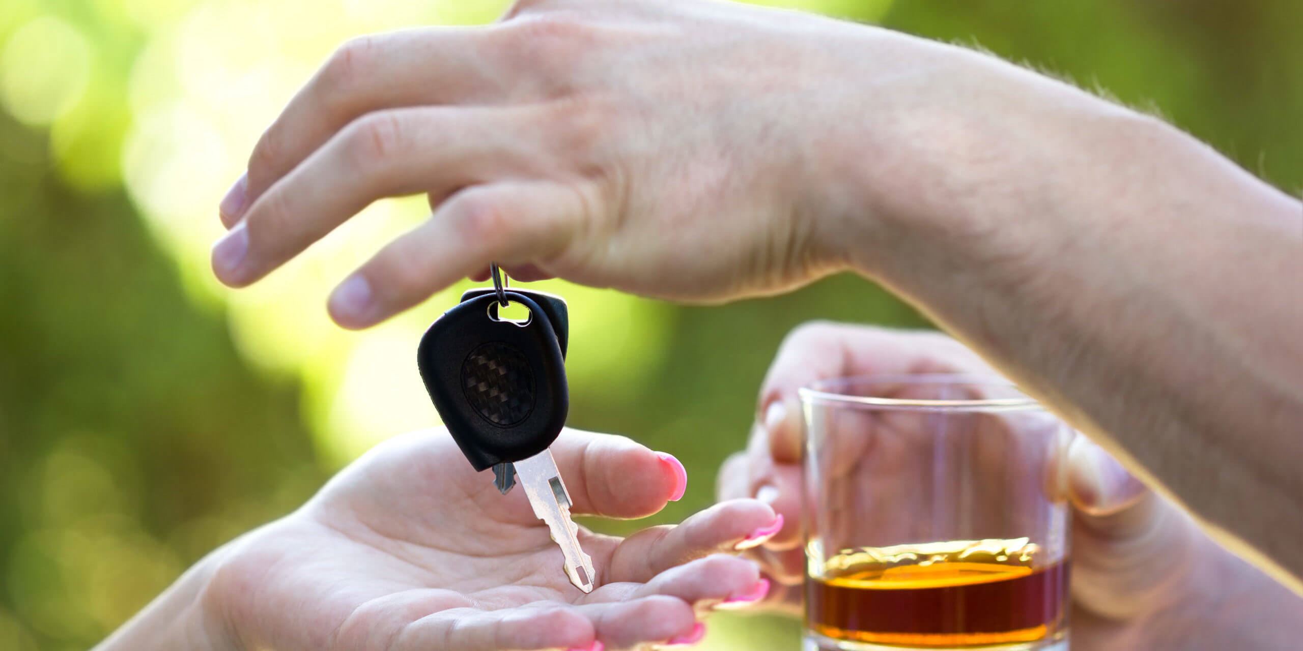 Alcohol with a Car Key